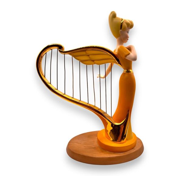 WDCC "Beautiful Diversion" Singing Harp Mickey and the Beanstalk Harp Figurine - Picture 9 of 12